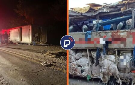 Acidente com &ocirc;nibus em Salo&aacute;.