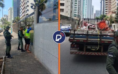 Opera&ccedil;&atilde;o no Recife fiscaliza flanelinhas. 