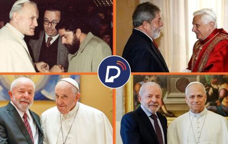 Papa Le&atilde;o XIV &eacute; o quarto pont&iacute;fice com qual Lula se encontra.