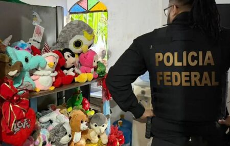 Agente da PF em opera&ccedil;&atilde;o.