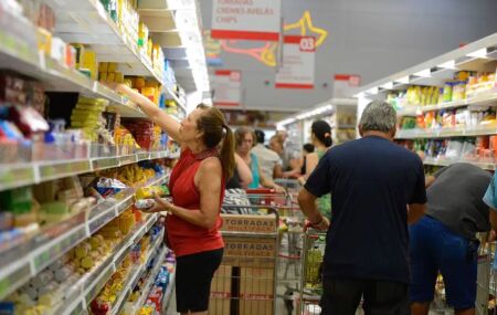 Produtos em mercado.