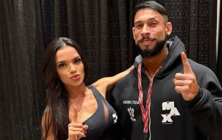 Ramon Dino e esposa. 