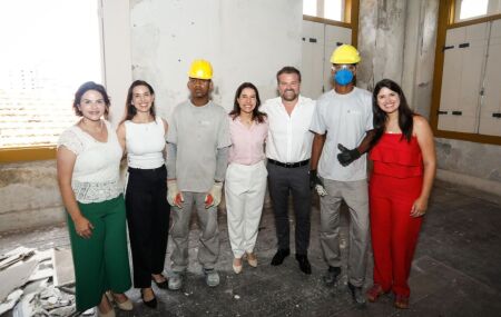 Raquel Lyra no Museu do Trem.