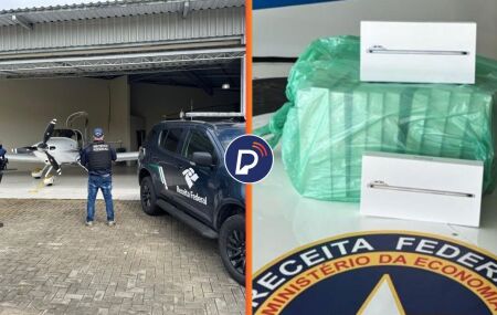Receita Federal apreende avi&atilde;o com iPhones.