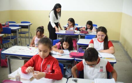 Sala de aula em Garanhuns.