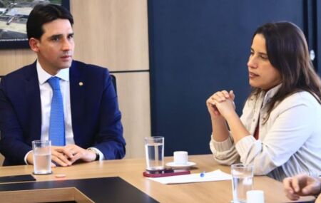 Silvio Costa Filho e Raquel Lyra.