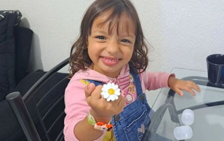 Menina que foi morta.