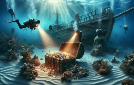 Mergulhadores encontram R$ 53 milh&otilde;es em ouro e prata de naufr&aacute;gio hist&oacute;rico na Fl&oacute;rida. 