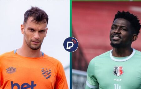 Rafael Thyere, do Sport, e Israel, do Santa Cruz.