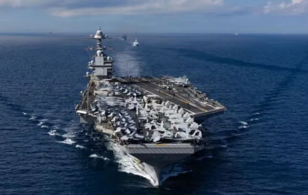 EUA mobilizam o maior porta-avi&otilde;es do mundo "USS Gerald Ford" no Caribe. 