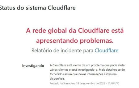 Sites de not&iacute;cias apresentam instabilidade ap&oacute;s problemana manh&atilde; desta ter&ccedil;a.