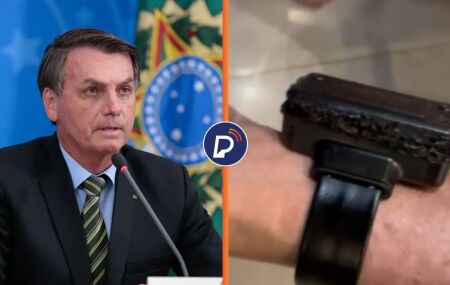 Bolsonaro afirma que violou tornozeleira por paranoia e alucina&ccedil;&atilde;o causadas pelo rem&eacute;dio.