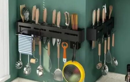 Adeus, gavetas! Suporte de parede vira solu&ccedil;&atilde;o pr&aacute;tica para organizar talheres
