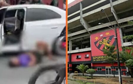 Tiros na Ilha do Retiro: homem &eacute; baleado em frente ao est&aacute;dio do Sport