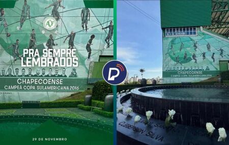 Em suas redes sociais, Chapecoense relembrou o acontecido e enalteceu os seus &iacute;dolos.