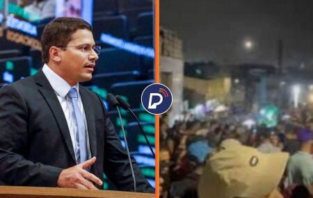 Deputado Pastor J&uacute;nior T&eacute;rcio e o Baile B13.