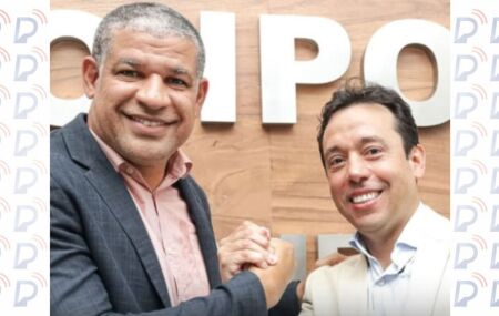 Fl&aacute;vio do Cart&oacute;rio e Professor Eduardo, presidente e vice-preisdente da C&acirc;mara de Ipojuca..