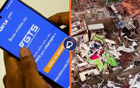 Governo Lula quer liberar FGTS de v&iacute;timas do tornado no Paran&aacute;.