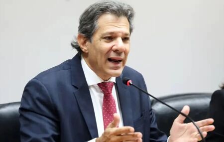 Ministro da Fazenda, Fernando Haddad.