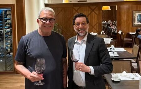 Treinador e presidente se encontraram no Rio de Janeiro.