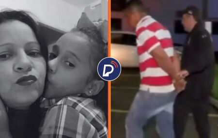 M&atilde;e e filha que foram mortas e homem respons&aacute;vel pelo assassinato algemado.