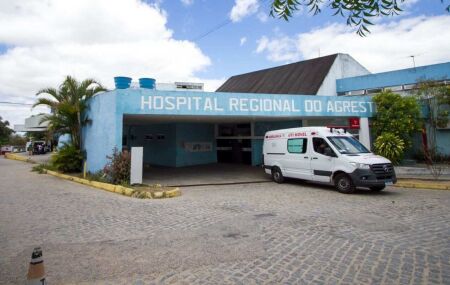 Hospital Regional do Agreste, em Caruaru.
