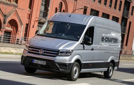 E-Crafter primeira van comercial el&eacute;trica da Volkswagen.