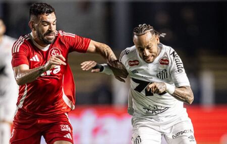 Internacional x Santos se enfrentam na segunda-feira (24), no Beira-Rio, &agrave;s 21h.
