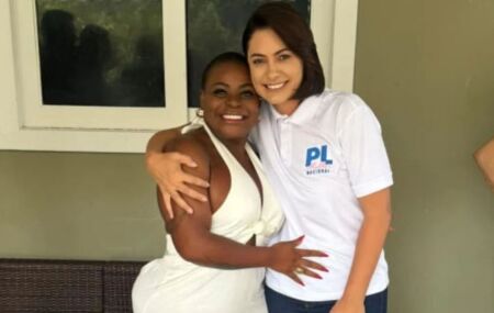 Jojo Todynho e Michelle Bolsonaro.