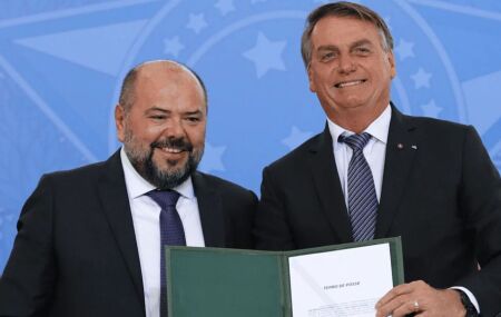 Jos&eacute; Carlos Oliveira e Jair Bolsonaro.