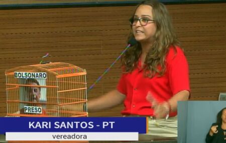 Kari Santos, vereadora do PT.