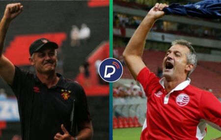 Lisca em comando pelos rivais Sport e N&aacute;utico.