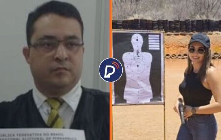 Juiz Carlos Eduardo, de Ouricuri e esposa suspeita de atirar nele.