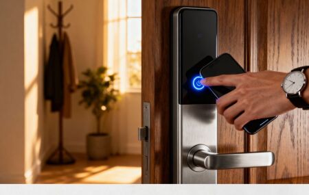 Fechadura inteligente.