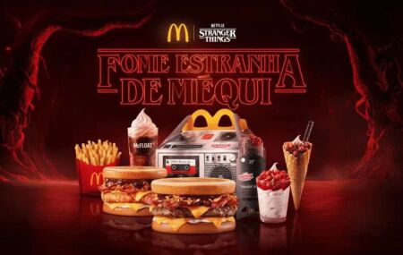 Novos combos do McDonald's inspirados em Stranger Things chegam ao Brasil com embalagens tem&aacute;ticas.