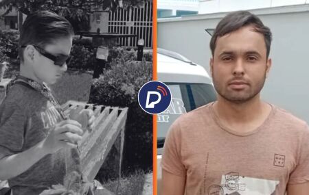 Menino que morreu e pai do menor.