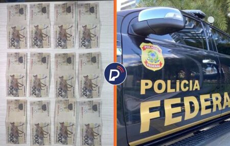 Pol&iacute;cia Federal autua aut&ocirc;nomo com notas falsas em Pernambuco.