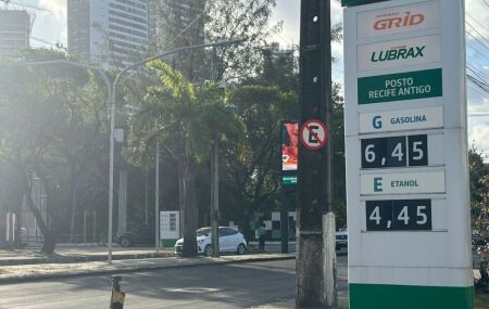 Posto de gasolina no Grande Recife.