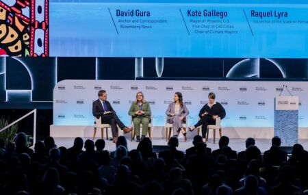 Raquel Lyra em f&oacute;rum. 