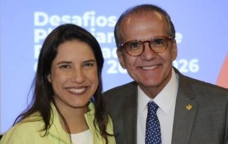 Raquel Lyra e Fernando Dueire.