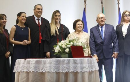 Raquel Lyra prestigia posse de novos promotores de Justi&ccedil;a.