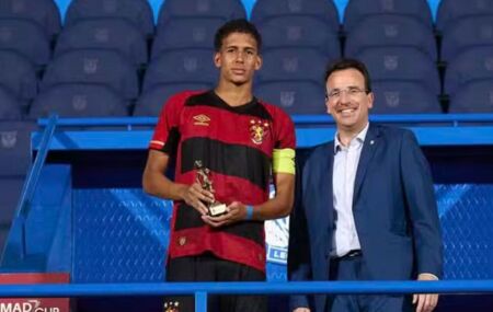 Riquelme, destaque da base do Sport.