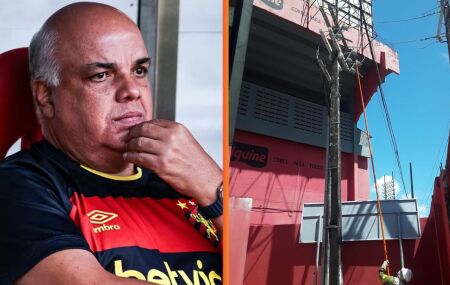 Na lanterna, mas sem luz: sede do Sport tem energia cortada ap&oacute;s irregularidades nos pagamentos