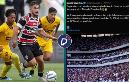 Santa Cruz provoca o Sport ap&oacute;s queda de energia na sede do Le&atilde;o.
