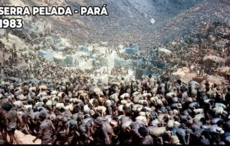 A mina de ouro Serra Pelada, &iacute;cone da febre do ouro na Am&eacute;rica Latina. 