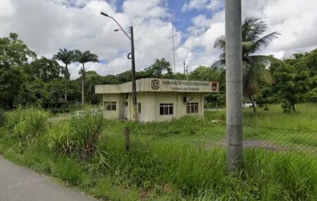 Posto do BPRv, no Cabo de Santo Agostinho, onde o crime ocorreu.
