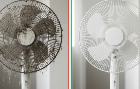 Aprenda um truque caseiro para limpar seu ventilador em minutos. 