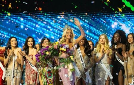 Representante da Dinamarca venceu a competi&ccedil;&atilde;o do Miss Universo em 2024