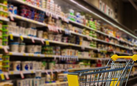 Supermercado fechado 