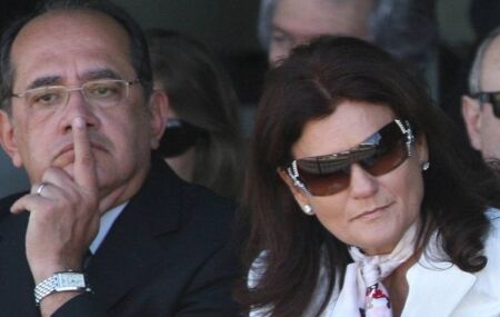 Gilmar Mendes com a mulher, Guiomar Mendes 
